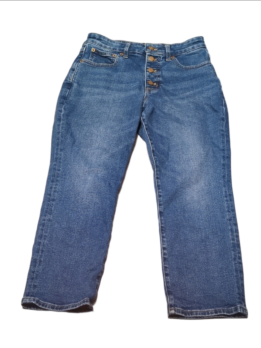 Curvy Essential Straight Jeans Size 27P